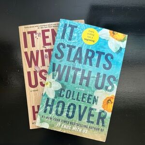 Colleen Hoover Novel Set - “It Ends With Us” and “It Starts With Us”